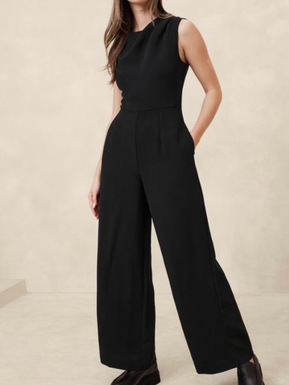 Banana Republic Cowled-Neck Jumpsuit